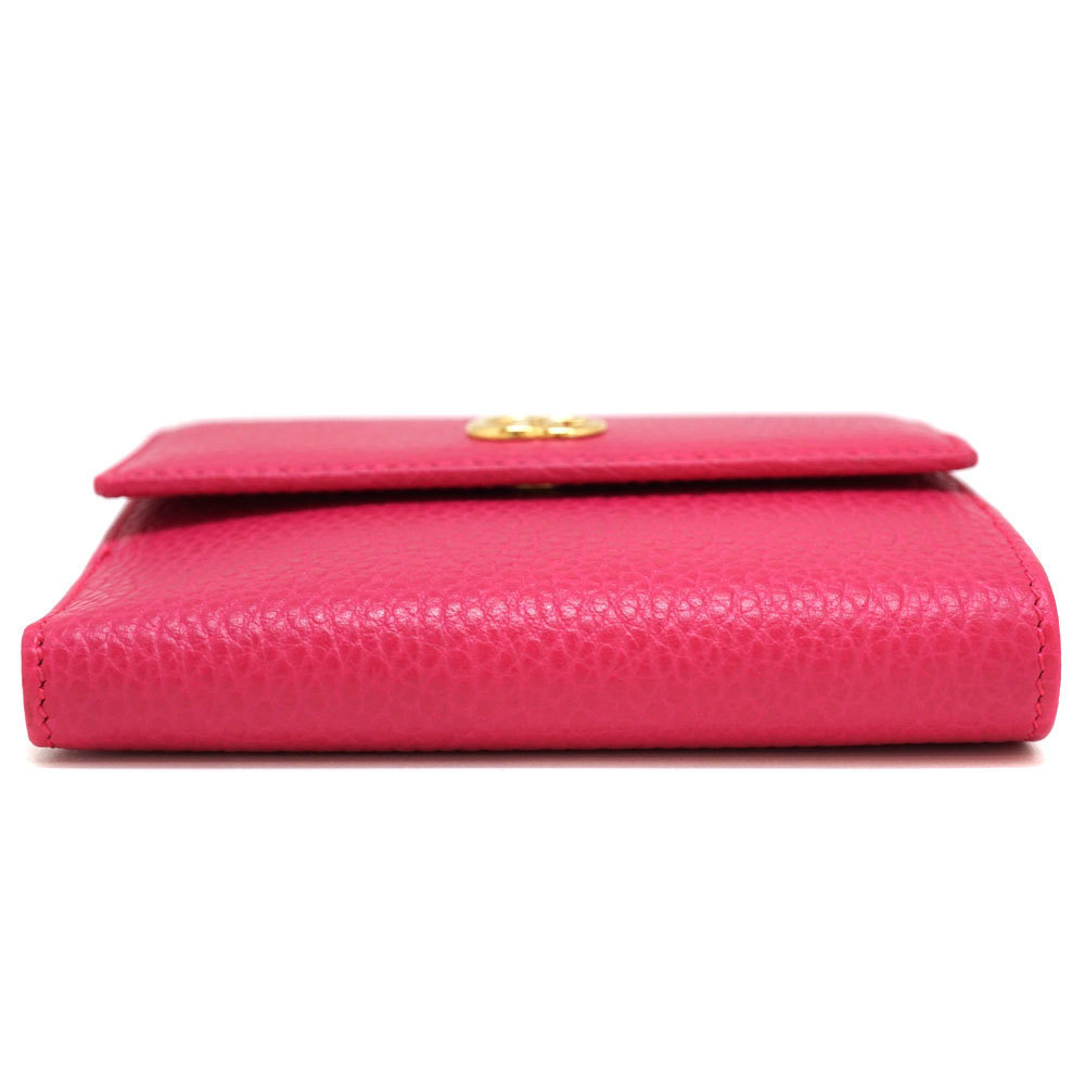 Gucci Leather Marmont Un Passion Wallet Pink GG - Picture 4 of 12